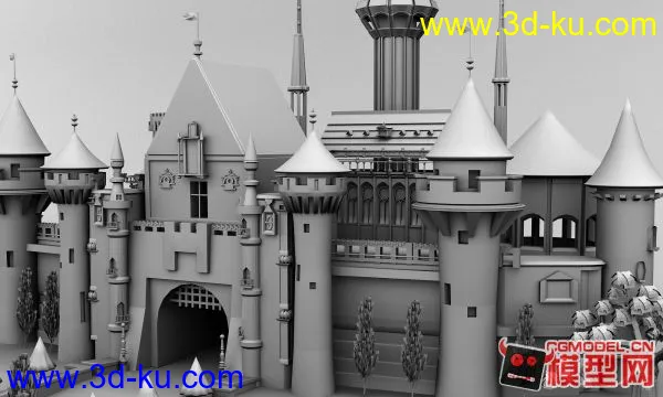 古老的城堡模型的图片2