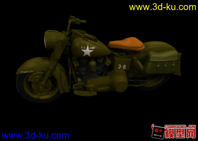 军用摩托车模型的图片1