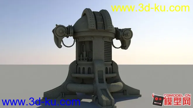 碉堡模型，侧翼加特林的图片6