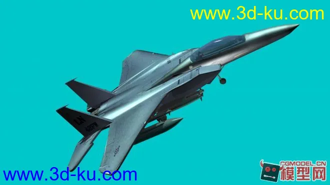银灰色f15战斗机模型的图片4