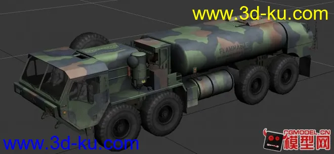 [Lock On] 美军M978油罐车 模型下载带贴图的图片1