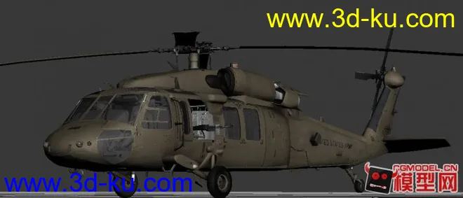 [Lock On] 美国贝尔 UH-1H 直升机 模型下载带贴图的图片2