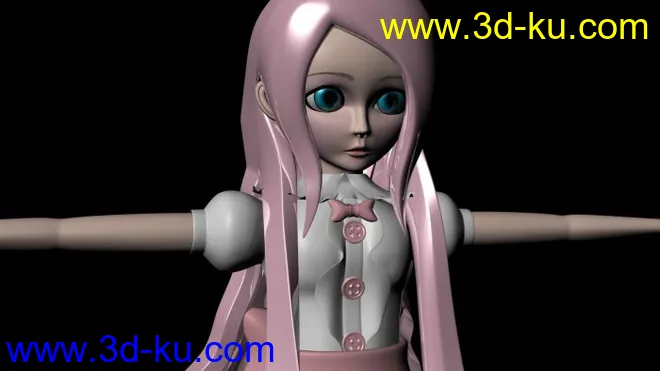 3D   maya   萝莉     美少女     动漫     可爱模型的图片1
