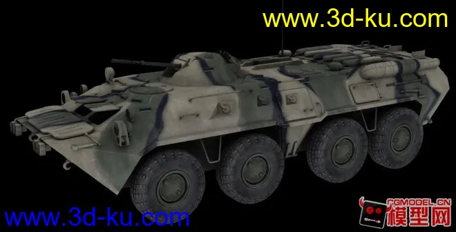 [Lock On] 俄罗斯 BTR-80 装甲车 模型下载的图片1