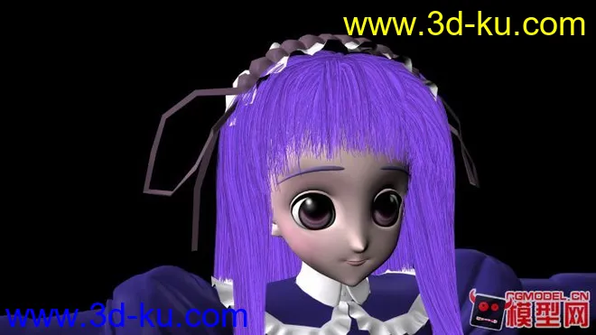 能美   3D   maya   萝莉     美少女     动漫     可爱模型的图片2