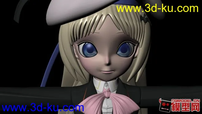 能美   3D   maya   萝莉     美少女     动漫     可爱模型的图片3