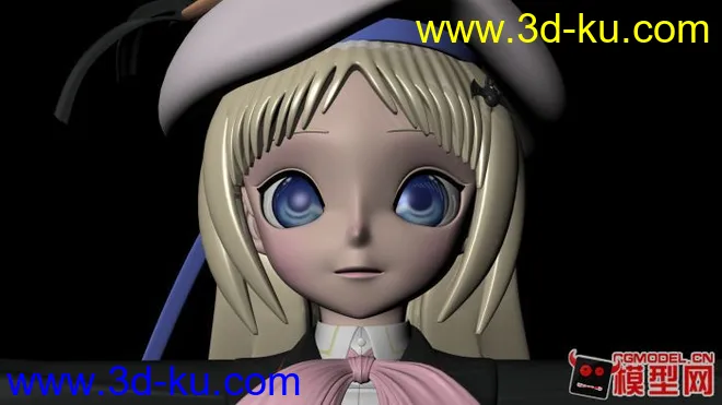 能美   3D   maya   萝莉     美少女     动漫     可爱模型的图片4