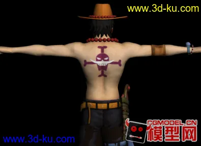 PS3海贼王无双2-火拳【艾斯】模型的图片2