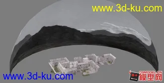 3D打印模型高仿老版CS半条命吊桥场景的图片