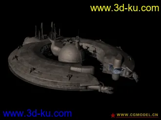 3D打印模型空间站的图片