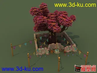 3D打印模型转载的大树，很不错的图片