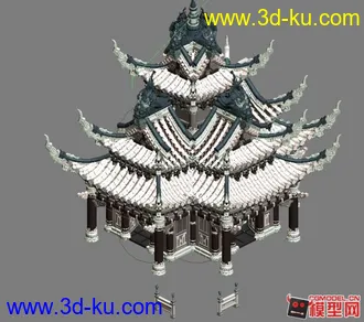 3D打印模型一座地府书店的图片