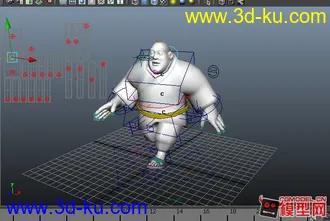 3D打印模型人物走路的图片