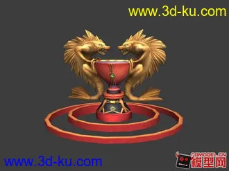 3D打印模型鱼杯的图片