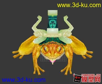 3D打印模型发个青蛙坐骑的图片