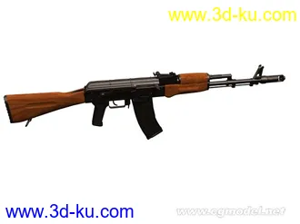 3D打印模型AK-47突击步枪的图片