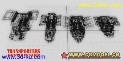 运输飞船集锦 maya科幻系列 mb格式模型的图片3