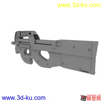 3D打印模型p90冲锋枪的图片