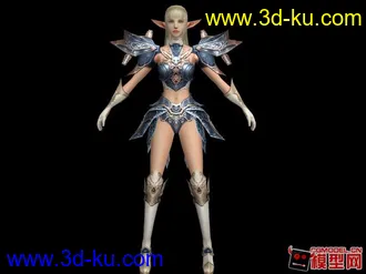 3D打印模型天堂2白精灵MM的图片