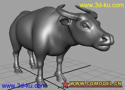 水牛-写实模型的图片1
