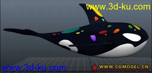 原创鲸鱼模型的图片1