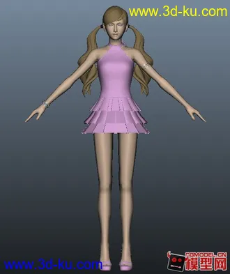 3D打印模型半成品——美女的图片