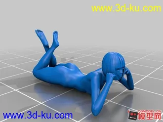 3D打印模型一个女性裸模的图片