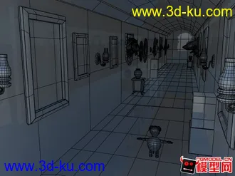 3D打印模型小走廊一个。的图片