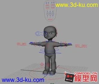 3D打印模型小卡通男孩的图片