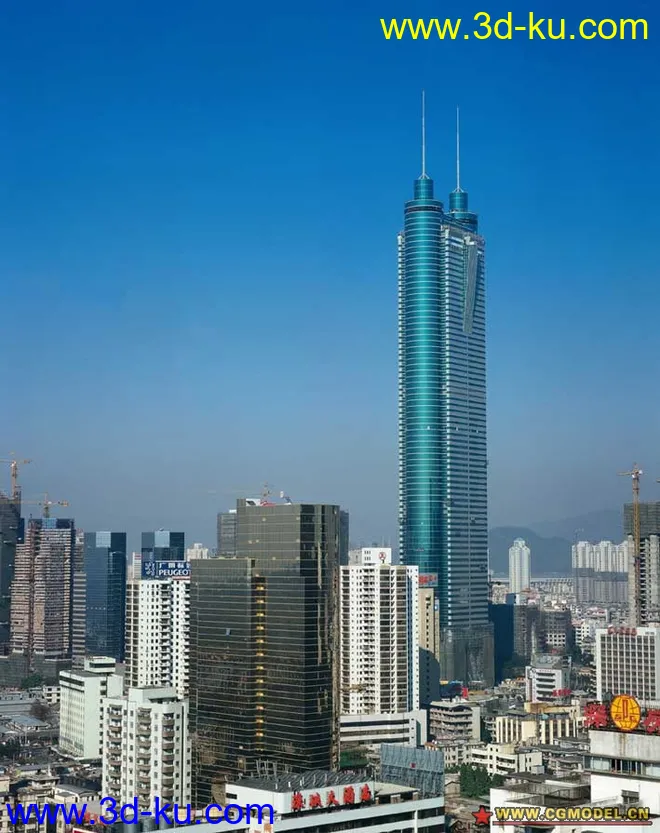 深圳地王大厦3d模型的图片1