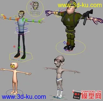 3D打印模型练习动画用的图片