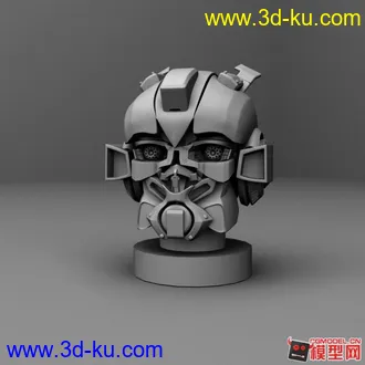 3D打印模型又一个大黄蜂头模！！！~的图片