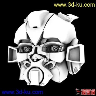 3D打印模型又一个大黄蜂头模！！！~的图片