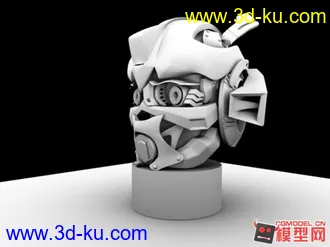 3D打印模型大黄蜂头部的简单版！！！！的图片