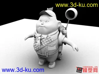 3D打印模型飞屋环游记的小胖子的图片