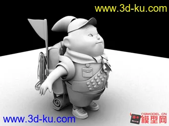 3D打印模型飞屋环游记的小胖子的图片