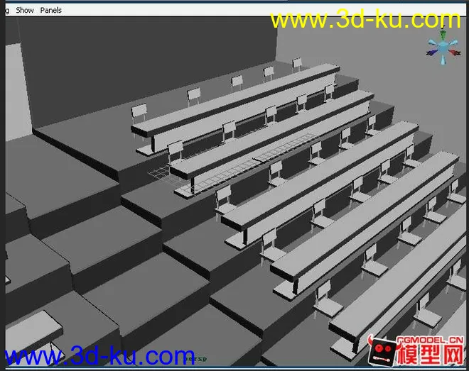 阶梯教室模型的图片1