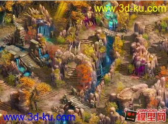 3D打印模型逍遥传说等一些游戏高清场景地图的图片