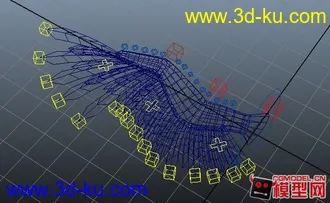 3D打印模型自己做的鸟的翅膀绑定的图片