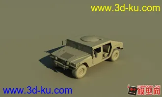 3D打印模型写实军用Jeep的图片