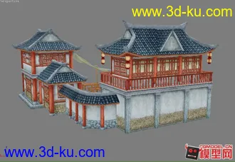 3D打印模型客栈  带PSD贴图的图片