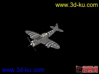 3D打印模型Fbx格式 WWII P47 Thunderbolt的图片