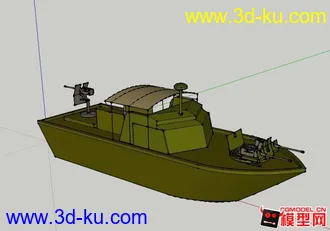 3D打印模型us patrol boat的图片