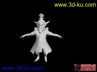 3D打印模型新手做的，老师布置的作业Q版哥布林的图片