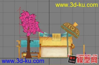 3D打印模型Q版房子布店的图片