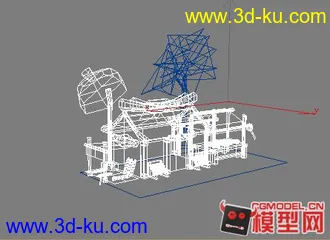 3D打印模型Q版房子布店的图片