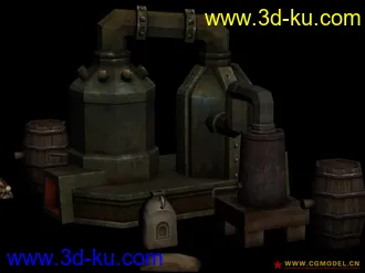 3D打印模型做的一战锤道具,的图片