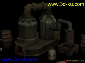 3D打印模型做的一战锤道具,的图片