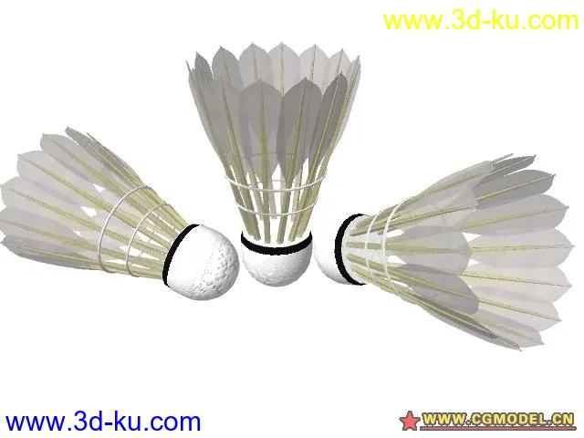 羽毛球模型的图片1