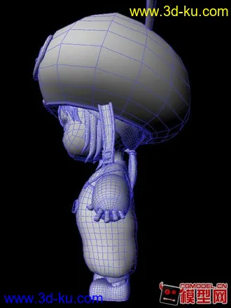 3D打印模型萌妹子  补的图片